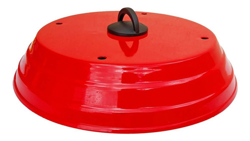 Cesta Para Fritar Engenheiro Do Churrasco Abafador Pizza De 40cm Comprimento X 10cm De Altura X 10cm De Profundidade E 40cm De Diâmetro