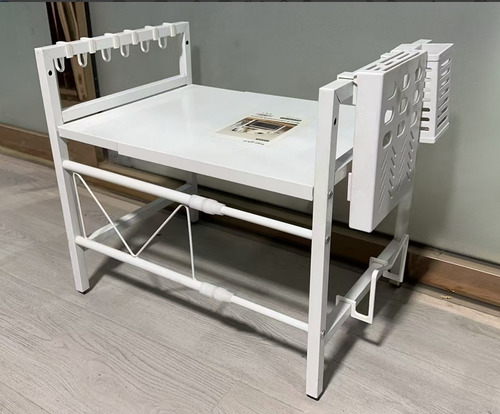 Estante Repisa Extensible Horno Microondas Rack Organizador Blanco
