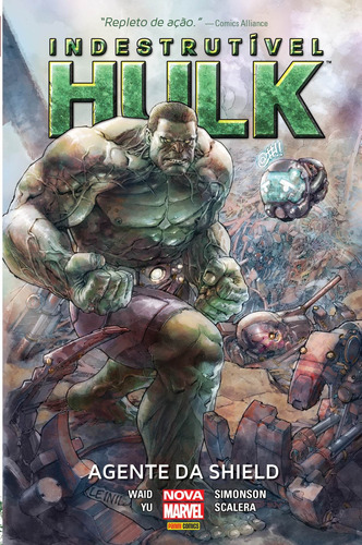 Indestrutível Hulk: Agente da Shield, de Waid, Mark. Editora Panini Brasil LTDA, capa dura em português, 2005