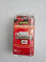 Comprar Laminas Scotch 3m Paquete De 100 Laminadoras Tamaño Carnet