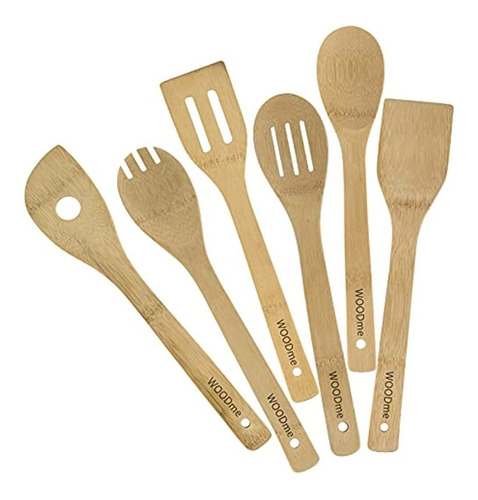 Cucharas De Madera  Cuchara De Madera Para Cocinar 6 Piezas