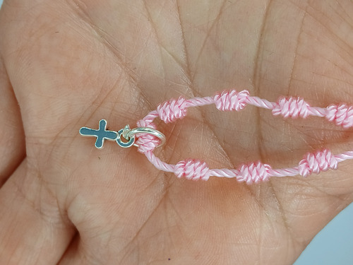 Recuerdo Economico 50 Pulseras Decenario Color Rosa