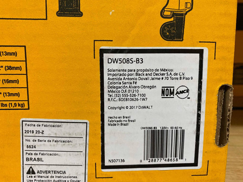 Taladro Percutor 1/2 Vel Variable Reversible Dw508s Dewalt