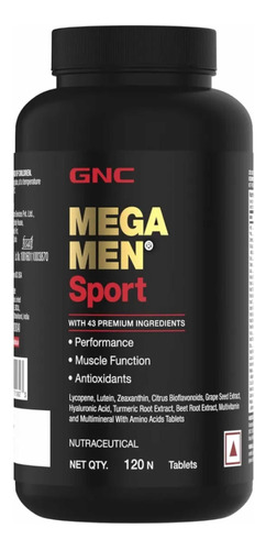 Gnc Multivitamin Sport Men Importado Usa 