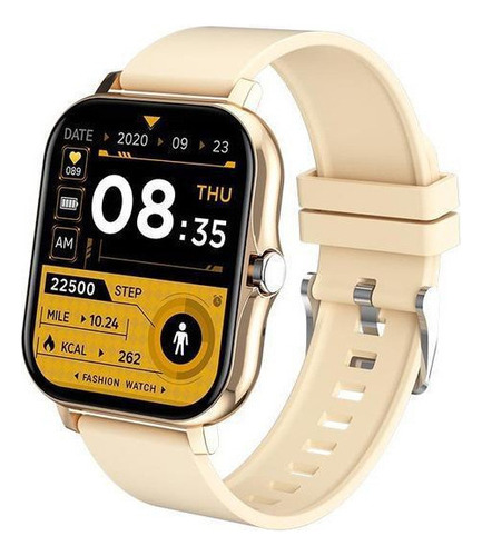 Relógio De Pulso Smartwatch Smartwatch Cor Dourado