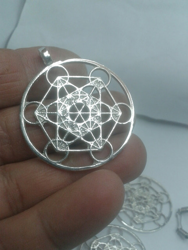 0016 Se Vende El Cubo De Metatron En Plata Ley 950 Unico