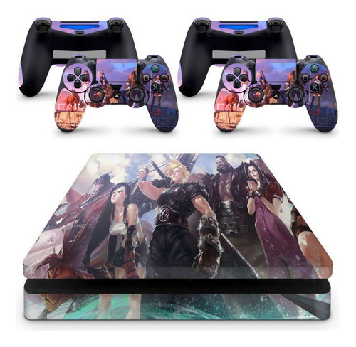 Skin Adesivo Protetor Ps4 Slim Final Fantasy 7 Remake Cloud