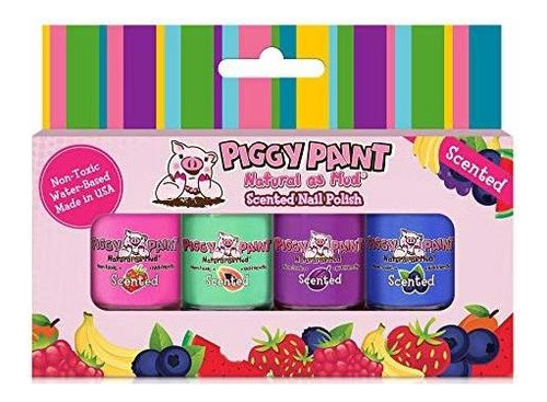 Set De Regalo De Esmalte De Unas Perfumado Piggy Paint, 1 E