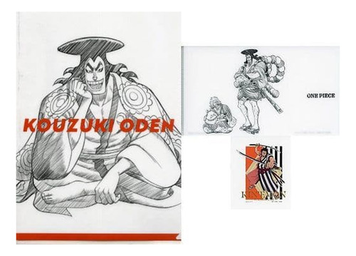 Carpeta Sticker Sobre One Piece Kouzuki Oden Kinemon Bandai