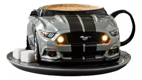 Bb Taza De Café Creativa Con Forma De Mustang, Taza De Café