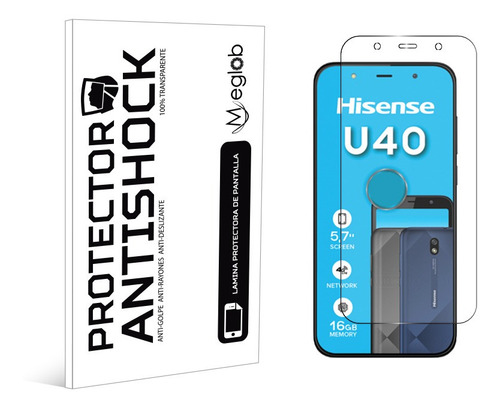 Protector De Pantalla Antishock Hisense U40