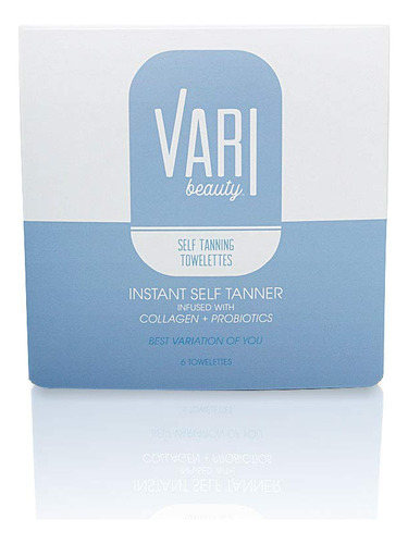 Vari Beauty - Toallas Autobronceadoras (4 X 4 Pulgadas) Con.