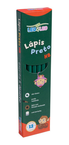Lapis Preto Hb C/ 12 Leo&leo