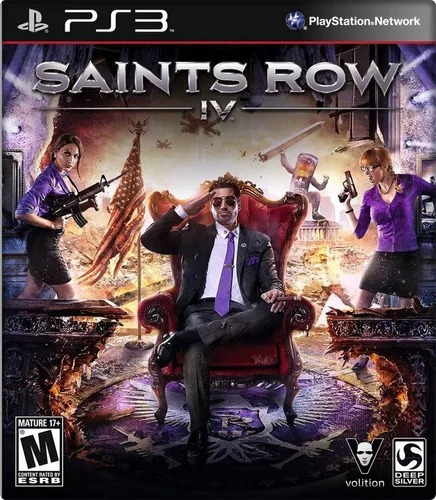 Saints Row Iv 4 - Ps3 Midia Fisica Original (Usado)