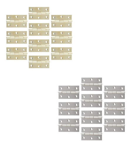 Bisagras De Metal De 10 Piezas Conectores De Bisagra Para