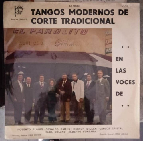 Vinilo Tangos Modernos De Corte Tradicional