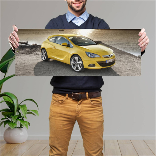 Cuadro 30x80cm Auto 2012 Opel Astra Gtc Auto 539