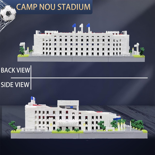 Juego De Bloques De Construcción Del Estadio De Fútbol Camp