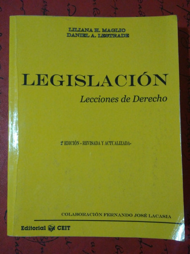 Libro Legislación Segunda Edición Utn- L. Maglio D. Lestrade