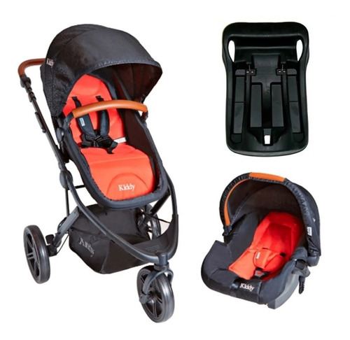 Cochecitos Bebes 3 Ruedas Con Huevito Moises Kiddy C40 Trek 