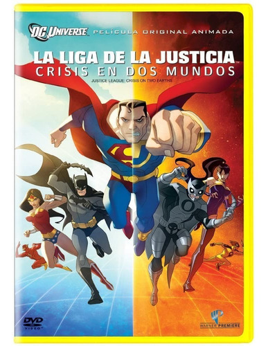 Liga De La Justicia Crisis En Dos Tierras Dvd Película Nuevo
