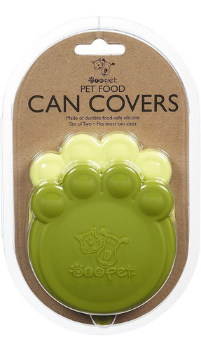  Green  Light Green Paw Can Cover Set