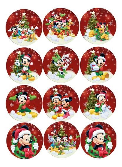 Esferas Navideñas Mickey Mouse