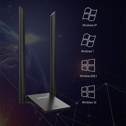 5.8g 2.4g Usb 3.0 1300mbps Receptor Wifi Adaptador De Rede