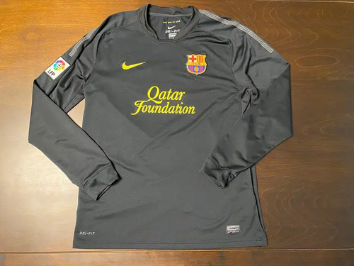 Camiseta Retro Messi Club Barcelona 2011 - 2012 Manga Larga