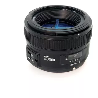 Lente Fijo Yongnuo 35mm F/2.0 Mf Af Para Canon O Nikon