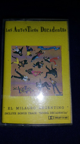 Los Autenticos Decadentes Cassette Antiguo