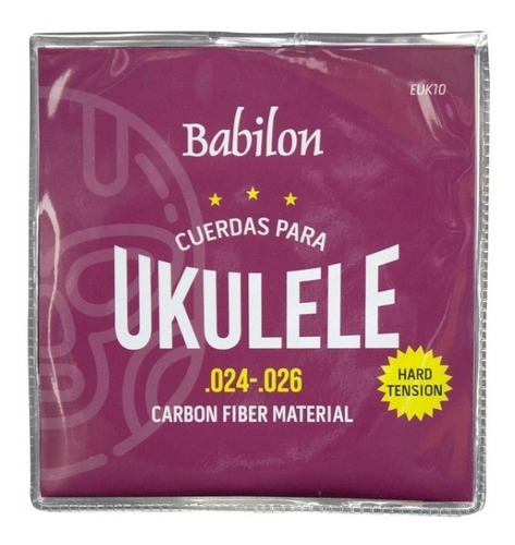 Encor. Ukulele Fibra De Carbón .24/.26 Babilon Mod. Euk10