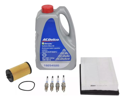 Kit Afinación Trax 1.8 5w30 Sintético Acdelco 19470589