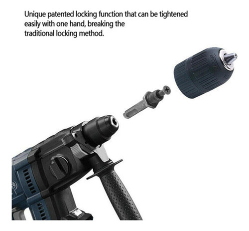 * Llave De Impacto Con Portabrocas De 10 Mm.