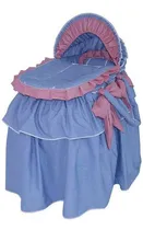 Comprar Moisés Cuna Bebé Plegable: Base, Colchón, Sábana, Bambineto Color Moisés Rayas Moños