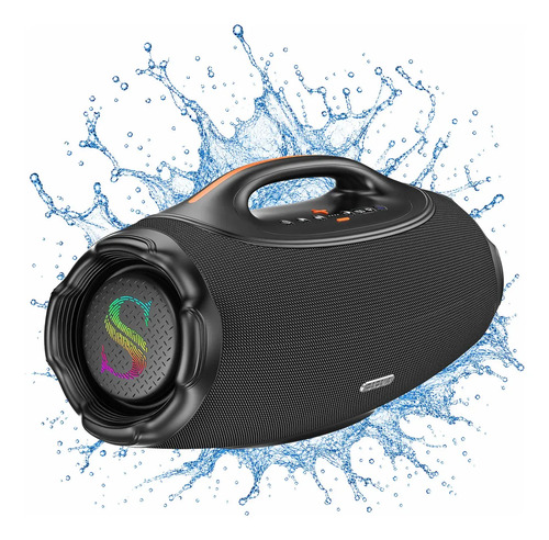 Caixa De Som Bluetooth6.0 Sabala Dr500 46H 500w 81000mah Tws 3 Mais Estéreo Portátil App ipx6 Potente Hifi EQ 35hz - 20khz cor preto