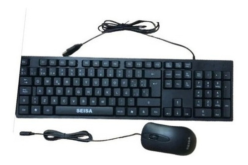 Combo Kit Mouse Y Teclado 104 Teclas Usb Alambrico Ecotec-05