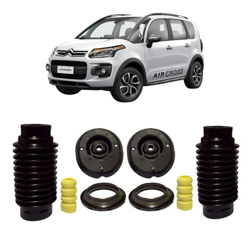 Kit Coxim Batente Do Amort Dianteiro Citroen  Air Cross 