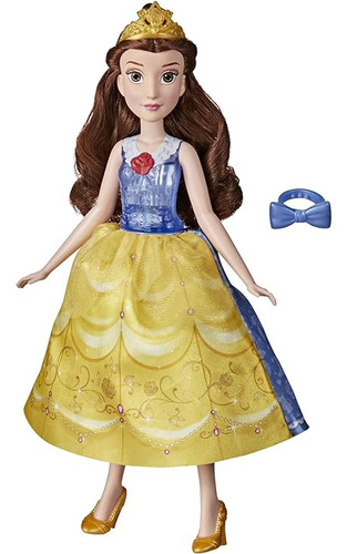 Disney Princess Spin And Switch Belle, Muñeca De Moda De Ca