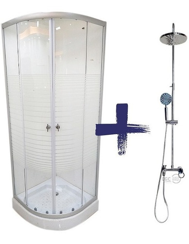 Shower Door Curvo 70x70+columna Ducha / Dechaus