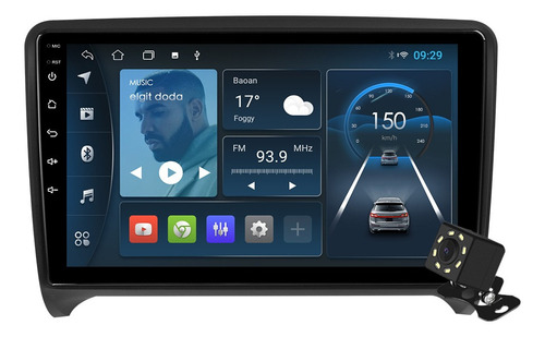 Estéreo 1+32gb Cámara Para Audi Tt 2006-2014 Gps Wifi Bt Fm