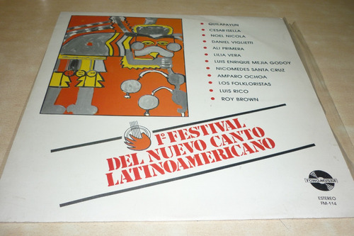 Quilapayun Viglietti Festival Nuevo Canto Vinilo 10 Puntos