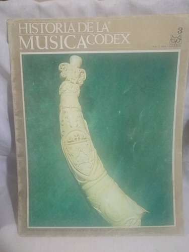 Libro De Historia De La Musica Codex, Tomo 3, Buen Estado