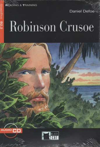 Robinson Crusoe - R&t 5 (b2.2), De Defoe, Daniel. Editorial Vicens Vives/black Cat, Tapa Blanda En Inglés Internacional