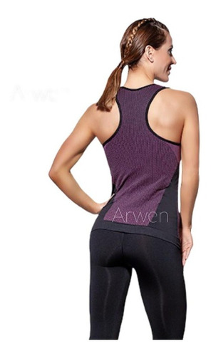 Imagen 2 de 6 de Musculosa Deportiva Competición Sin Costura Mujer Cocot 5036
