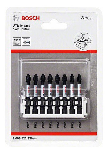 Jogo De Bits Philips Impact Control Bosch 2608522337