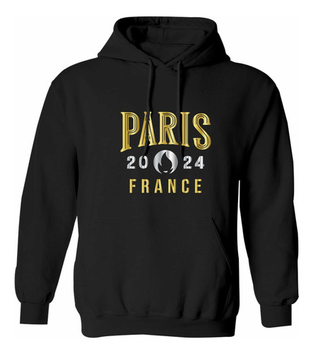 Sudadera Modelo Olimpiadas Paris 2024 Gold Estampado