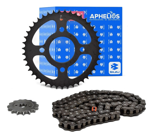 Kit De Arrastre Cadena Sprocket Bajaj Original Pulsar 135