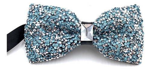 . (a) Corbata De Cristal Brillante Con Diamantes De