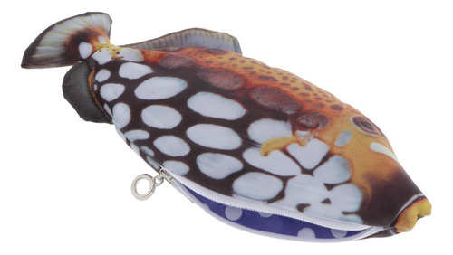 Simulación Linda Plumas De Pescado Puffer 26x12cm